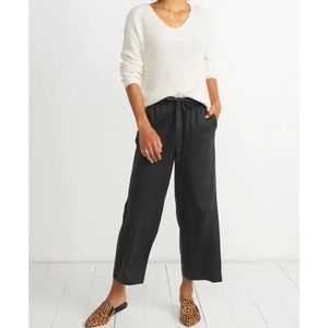 Marine Layer Black Wide Leg Pants